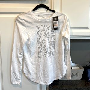 White under armor long sleeve